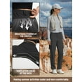 thumbnail image 3 of baleaf Hiking Pants for Women Quick Dry Lightweight Cargo Pants with 5 Pockets Durable Water Resistant Women's Pants for Outdoor Black L, 3 of 7