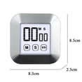 thumbnail image 1 of Wosthever Reloj con temporizador Digital LED con pantalla táctil grande, cronómetro creativo, reloj despertador para cocinar, ducha, estudio Almacenamiento y organización del hogar Wosthever HA022562-00, 1 of 6