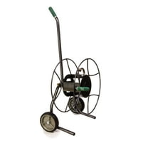 Yard Butler compact hose reel cart with wheels heavy duty 100 foot metal hose reel suitable for gardens, lawns and outdoor - IHTC-1