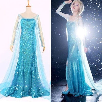 elsa frozen costume for adults