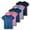Multicolor, variant on 5-Pack Women's Short Sleeve V-Neck Activewear T-Shirt Dry-Fit Moisture Wicking Perfomance Yoga Top