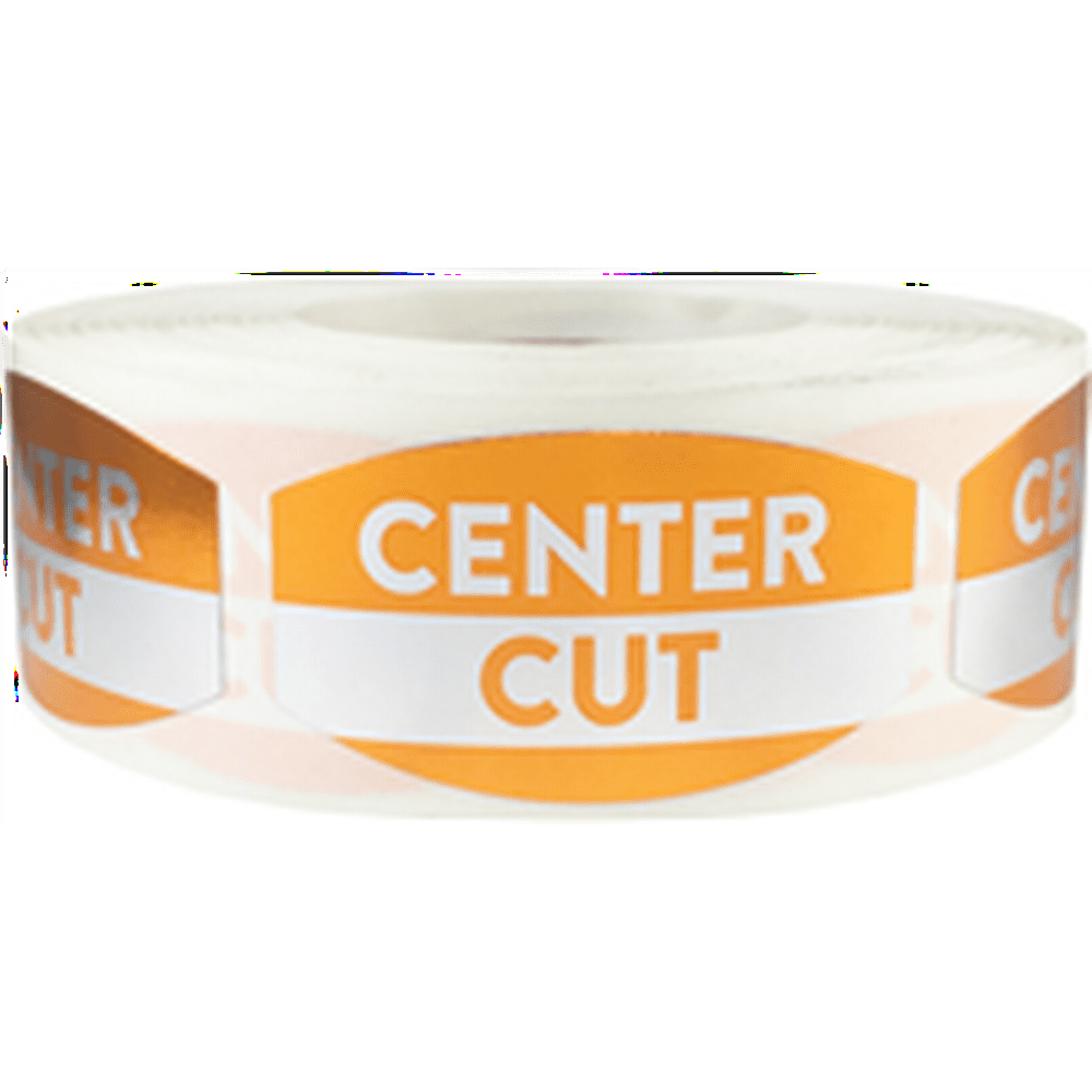 Center Cut Grocery Store Food Labels .75 x 1.375 Inch 500 Total Adhesive Stickers - Walmart.com ...