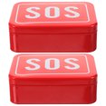 thumbnail image 1 of 2Pcs Outdoor Survival Box Survival Device Storage Case Small Tool Box Camping Survival Items Organizer, 1 of 4
