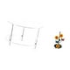 thumbnail image 5 of Mesa auxiliar redonda de acrílico,Mesa auxiliar redonda de acrílico,mesita de noche.,Mesa auxiliar redonda pequeña de acrílico transparente para bebidas,Soporte de papel higiénico,Soporte, 5 of 8