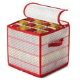 thumbnail image 5 of Christmas Tree 64 Baubles Storage Bag Reinforced Handles Thick Fabric Extra Large Organizer Water-Proof Polka Dot Bag, 5 of 5