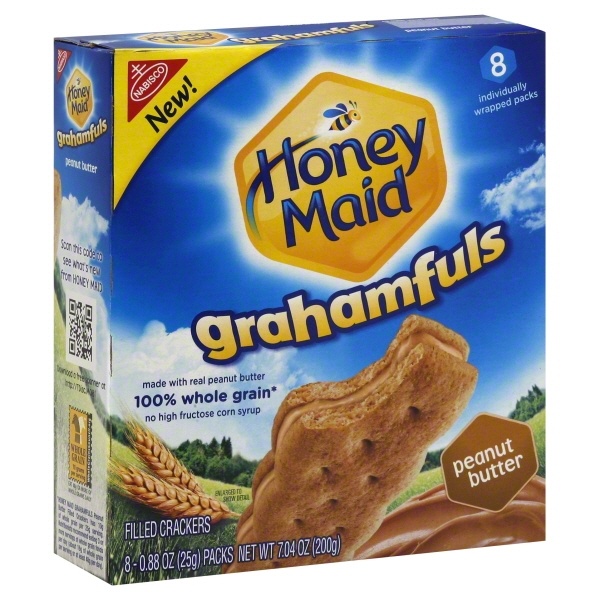 Nabisco Honey Maid Grahamfuls Peanut Butter Filled Crackers,7. 04.8 Oz