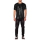 thumbnail image 2 of Camisetas de hombre INSPIRE CHIC con lentejuelas, de manga corta, cuello redondo, camisetas para fiestas en discotecas, 2XL, negras, 2 of 6