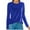 Blue#plus size velour tops for women, variant on VINUSLI Velvet Womens Clothing Crewneck Pullover Fall Fashion Velour Shirts Plus Size Long Sleeve Dressy Casaul Blouses Army Green,XL