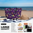 thumbnail image 5 of Sigee Mardi Gras and Donuts Print Extra Large Waterproof Beach Travel Bag with Zipper - Durable and Versatile for Vacation, Gym, and Daily Use, 5 of 7