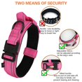 thumbnail image 3 of Collar para perro KCUCOP Tactical Heavy Duty con mango rosa para L, 3 of 7