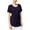 Blue - vnavy, variant on maison Jules Womens Basic Peplum Blouse, Black, XX-Small