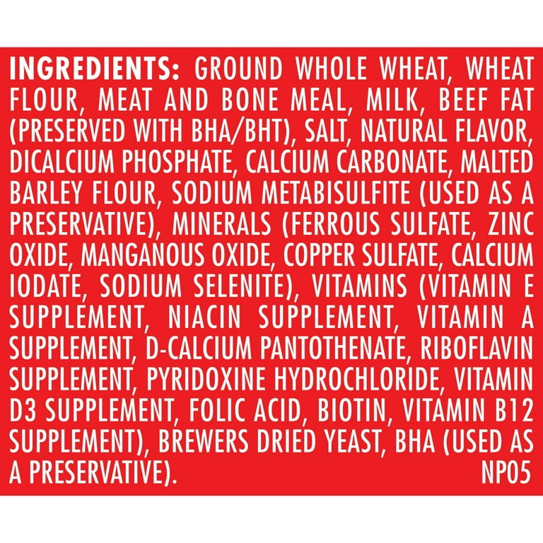 Milk bone dog biscuits clearance ingredients