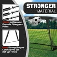 thumbnail image 3 of RUNBOW 9x5 ft Portable Kids Soccer Goal for Backyard Goals Adult Junior Soccer Net with Carry Bag, 3 of 7
