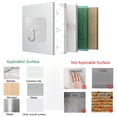 thumbnail image 6 of 20 Pack Heavy Duty Self Adhesive Hooks - 33lb Max, Transparent, Waterproof, Sticky Wall Hooks for Keys, Bathroom, Shower, Outdoor, Kitchen, Door, Home Improvement, Utility, 6 of 7
