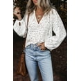 thumbnail image 5 of 100% Cotton White Blouse - Stylish Puff Sleeve Design for Daily Wear | [ZhiHiMeRi] | (US 4-6)S, 5 of 12