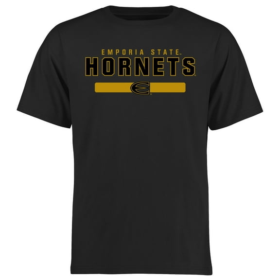 Men's Black Emporia State Hornets Team Strong T-Shirt