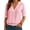 Pink, variant on Women'S Long Sleeve Pullover Solid Color Loose Fit Womens Shirt Blouse Casual Comfortable Top Light Blue S