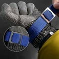 thumbnail image 4 of 1 Pair Stainless Steel Mesh Gloves with Glove Clip, Level 9 Cut Resistance - Ideal for Cooking, Meat Cutting, Fishing, Gardening, 4 of 6