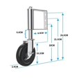 thumbnail image 2 of LLC Paire de Rouleaux de Porte en Argent, 2 of 5