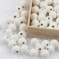 thumbnail image 3 of 100-200 cuentas de madera de colores variados de 8 mm y 10 mm con agujeros, bolas redondas, cuentas espaciadoras sueltas para hacer joyas, accesorios para pulseras DIY, 3 of 5