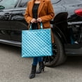 thumbnail image 2 of Reusable Grocery Bag, Quilted Shopping Bag for Groceries, MultipurposeTote Bag with Handles, 2 of 7