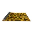 thumbnail image 2 of Ahgly Company Indoor Rectangle Checkered Yellow Modern Area Rugs, 4' x 6', 2 of 4