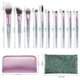 thumbnail image 2 of SKISUNO 10Pcs Assorted Color Makeup Brush Set with Premium Fiber Bristles for Natural and Uniform Makeup, 2 of 5