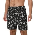 thumbnail image 2 of Haiem Anchor Mens Swim Trunks with Compression Liner 2 in 1 Swimming Shorts Stretch Swimwear Quick Dry,Board Shorts-3X-Large, 2 of 9
