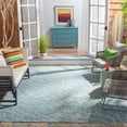 thumbnail image 2 of SAFAVIEH Courtyard Ruth Abstract Indoor/Outdoor Area Rug, Aqua/Grey, 8' x 10', 2 of 8