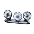 thumbnail image 2 of Ventilador de circulación de aire para coche, 5 V, plegable, portátil, de cabezales, para camión, SUV, salpicadero de coche, 2 of 9