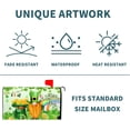 thumbnail image 5 of Happy St Patricks Day Mailbox Cover Spring Mailbox Covers Magnetic Standard Size 25x21in St Patricks Day Gnomes Magnetic Mailbox Covers Waterpfroof Letter Post Box Cover Wrap Decoration for Outside, 5 of 6