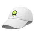 thumbnail image 5 of Dalix Alien Embroidered UFO Dad Hat Cotton Baseball Cap Adjustable Mens in Light Pink, 5 of 5