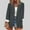Dark Gray, variant on Simua Women's Casual Blazer Jacket Button Long Sleeve Work 0ffice Blazer Lapel Open Front Jacket