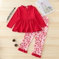 ZHAGHMIN Modern Baby Girl Clothes Valentine'S Day Kids Toddler Baby