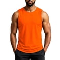 thumbnail image 2 of WANGJING Men's Tank Tops Sleeveless Shirt Basic Crew Neck Tank Top Sport Beach Vacation Casual Tank Shirts Summer Muscle Tee, 2 of 9