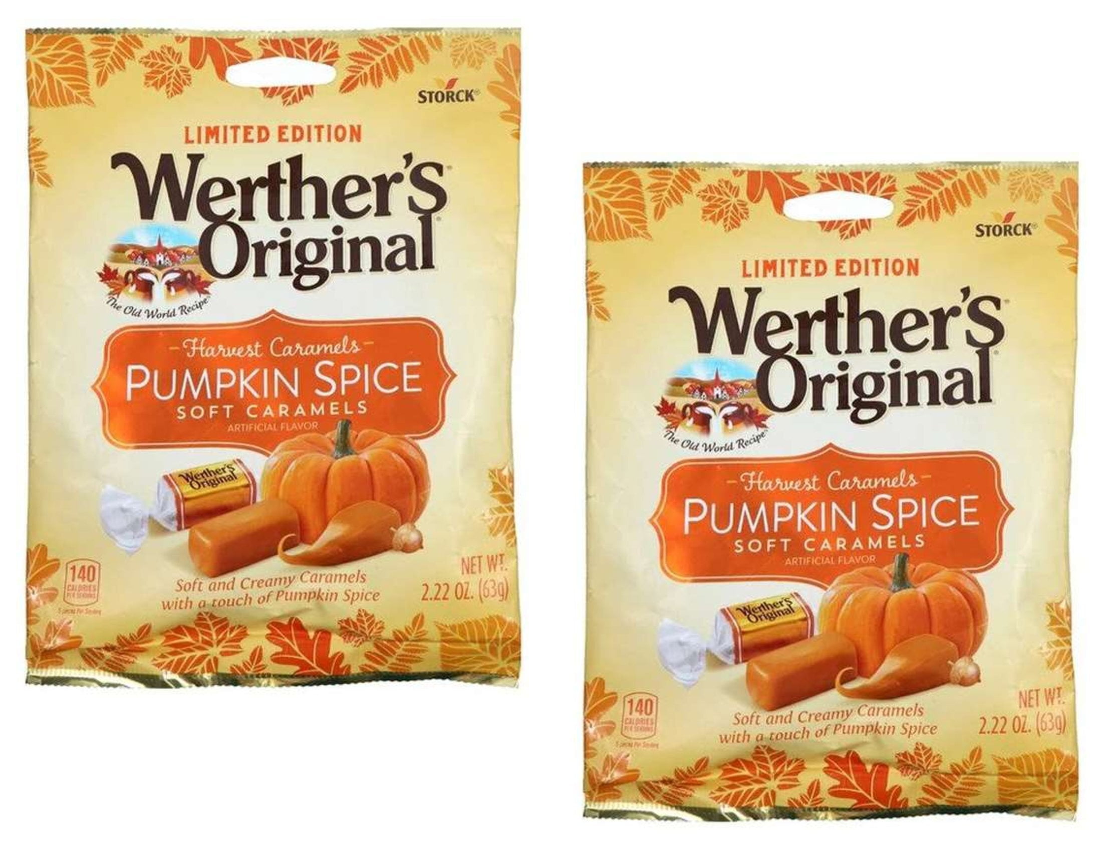 CGT Limited Edition Werther's Original Pumpkin Spice Soft Caramels
