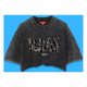 thumbnail image 3 of CROP TEE SUGA Camiseta Lavada/OVERSIZE/SLIM-FIT/TOP " D-DAY "/- 2, 3 of 4