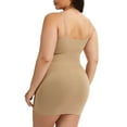 thumbnail image 2 of MANIFIQUE Plus Size Shapewear Slip Dress for Women Under Dress Seamless Tummy Control Smoothing V-Neck Cami Dress, 2 of 6