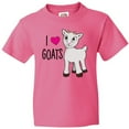 thumbnail image 3 of Inktastic I Love Goats- Cute Goat Youth T-Shirt, 3 of 5