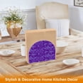 thumbnail image 5 of Napkin Holder Acrylic Napkin Holder for Table Kitchen Restaurant Living Room Home Decor Stylish Decorative Napkin Holder Fit 50-60 Napkins 2pcs Purple Light Blue Paisley, 5 of 9