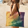 thumbnail image 4 of Colorful Tie Dye Vortex Waterproof Picnic Blanket with Foldable Zipper, Suitable for Outdoor Use, Suitable for Travel, Camping, Beaches, Parks, Grasslands, Picnic Blanket Accessories, 4 of 7