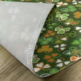thumbnail image 5 of Ambesonne Nature Place Mats Set of 4, Lucky Clover, Standard Size, Green and Orange, 5 of 6