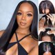thumbnail image 3 of Peluca en Forma de U Europea y Americana para Mujer, Cabello Largo y Liso, Extensiones de Cabello, 3 of 10