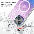 thumbnail image 6 of MyBat Pro Mood Series MagSafe Case for Apple iPhone 14 (6.1) - Iridescent Snake Stylish Glitter Shockproof Protective Cover for Women Girls Cute Phone Case, 6 of 6