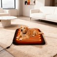 thumbnail image 5 of Tapis Chauffant à Température Réglable avec Cordon à Mâcher pour Usage Intérieur Extérieur par Petits Moyens Grands Animaux Lit Chaud pour Chat Lit Extérieur Résistant aux Morsures Tapis pour Chien pour Cage Petit Lit pour Chien Grand Lit Chaud, 5 of 5