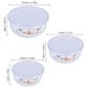 thumbnail image 2 of Vintage Enamel Bowls with Lids for Serving 3Pcs Thickened Food Storage Set, 2 of 4