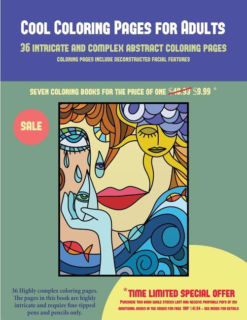 Download Cool Coloring Pages for Adults: Cool Coloring Pages for Adults (36 intricate and complex ...