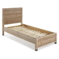 thumbnail image 5 of Camaflexi Baja Platform Bed, Solid Pine Wooden Bed Frame, Twin, Barnwood 100% Solid Wood, 5 of 8