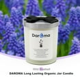 thumbnail image 2 of Scented Jar Candle, Daroma Aromatherapy Candle with 100% Natural Soy Wax and Essential Oil, Long Burning Candle, Relaxing for Bath, Yoga, Work, Holiday Gifts for Birthday, Christmas, Wild Bluebell, 2 of 8