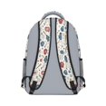 thumbnail image 3 of Baseball Players and Speech Bubbles Backpack for School, Cute School Bag with Adjustable Shoulder Straps and Padded Back, 15.3"x11"x6.7", 3 of 5
